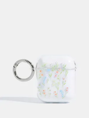 Wildflower Posie AirPods Case customizable silicone protector