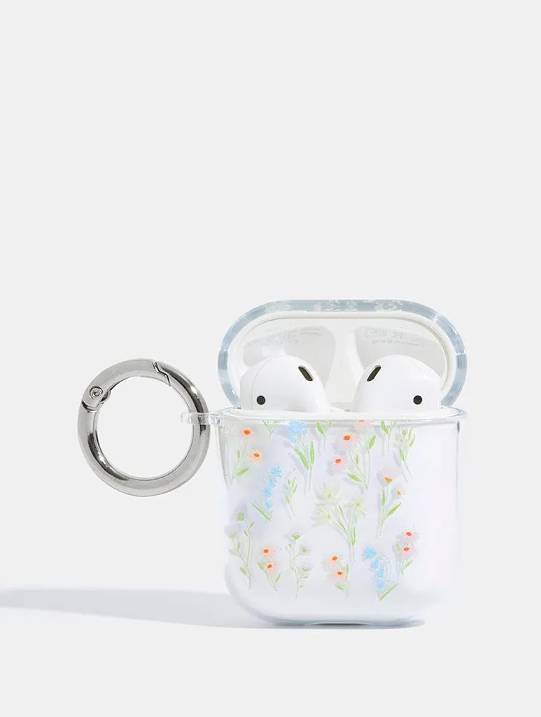 Slim Rubber Shell Wildflower Posie AirPods Case