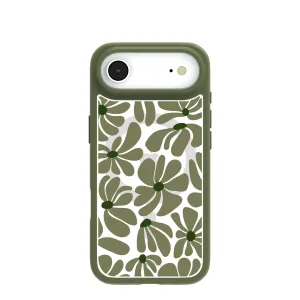 Clear Funky Flora iPhone Air Case With Forest Floor Ridge (MagSafe included) Luxury Accent