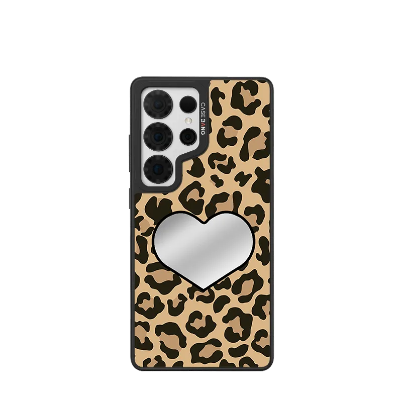 Heart Leopard Print Unijoy Gloss Finish Minimal Look