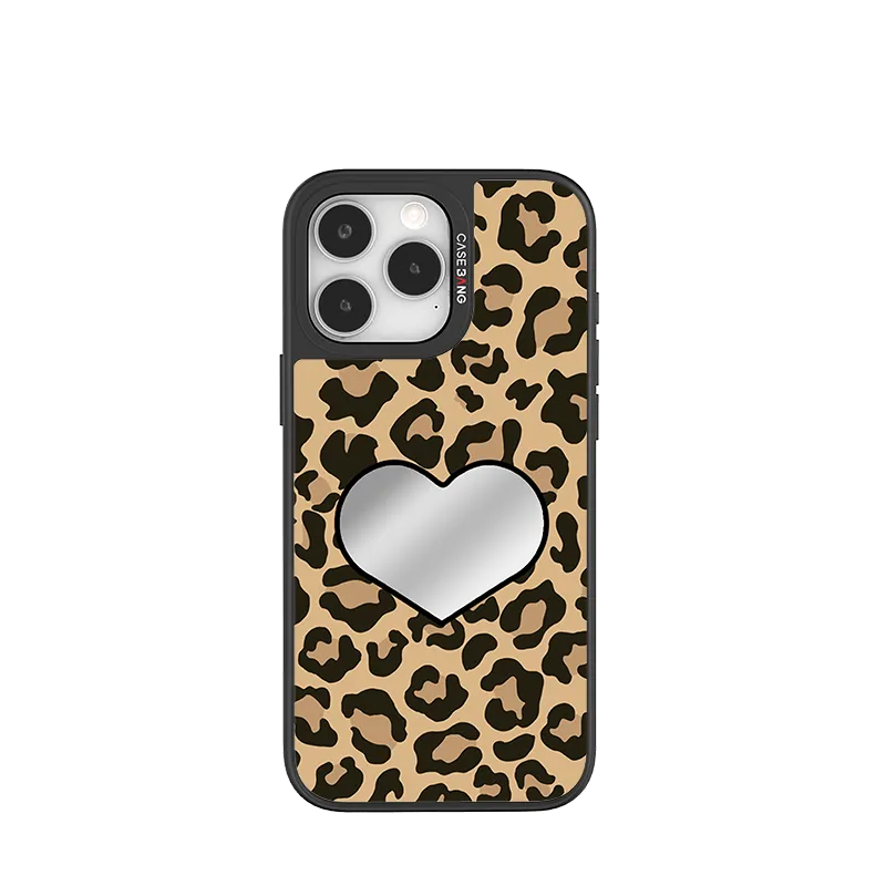 Minimal Grip Heart Leopard Print Unijoy