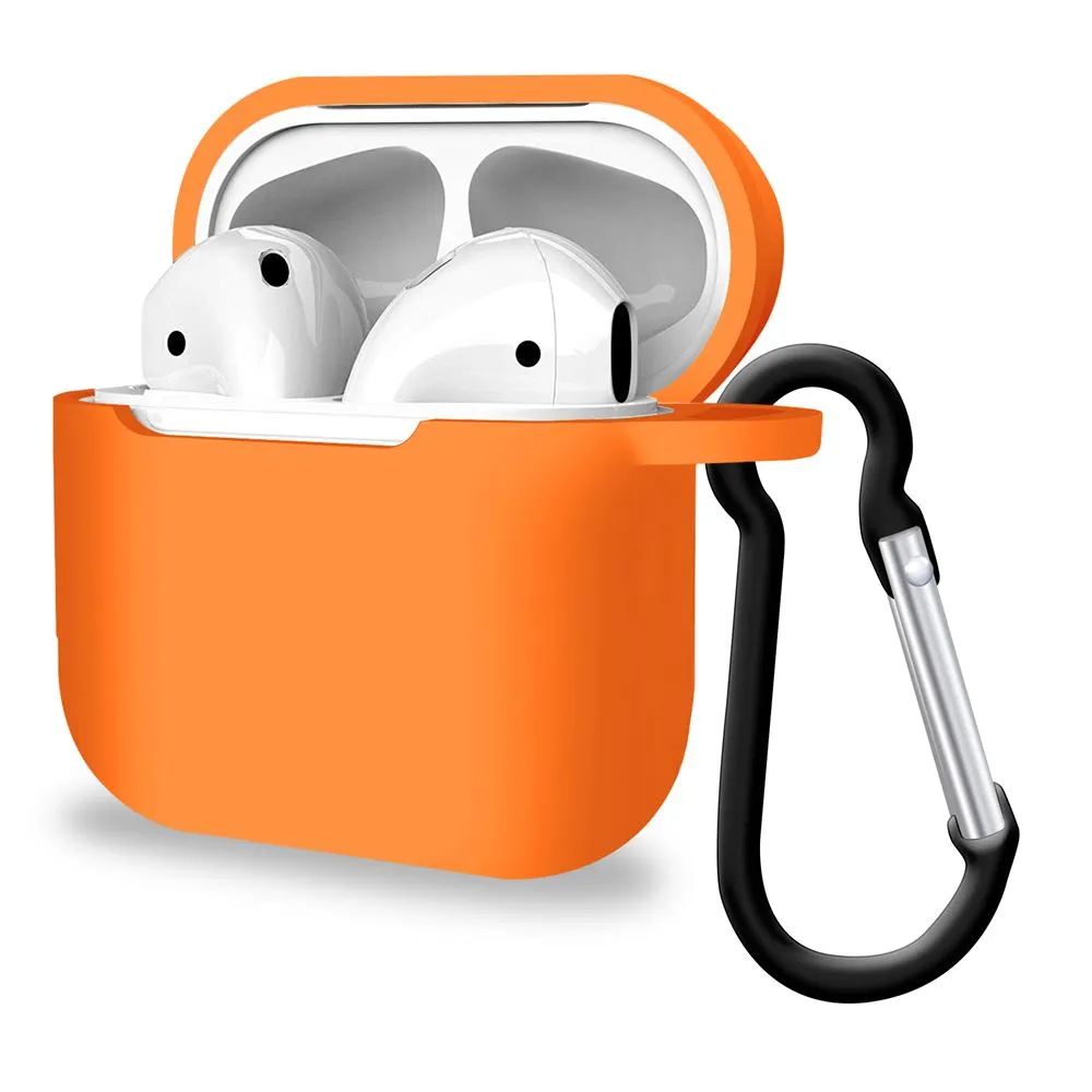 Soft Silicone Airpods Pro Case Cover Trendy Carry Clip Soft Protective Organizer