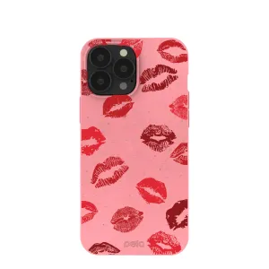 Bubblegum Pink XOXO iPhone 13 Pro Max Case Modern Accessory Comfort Detail