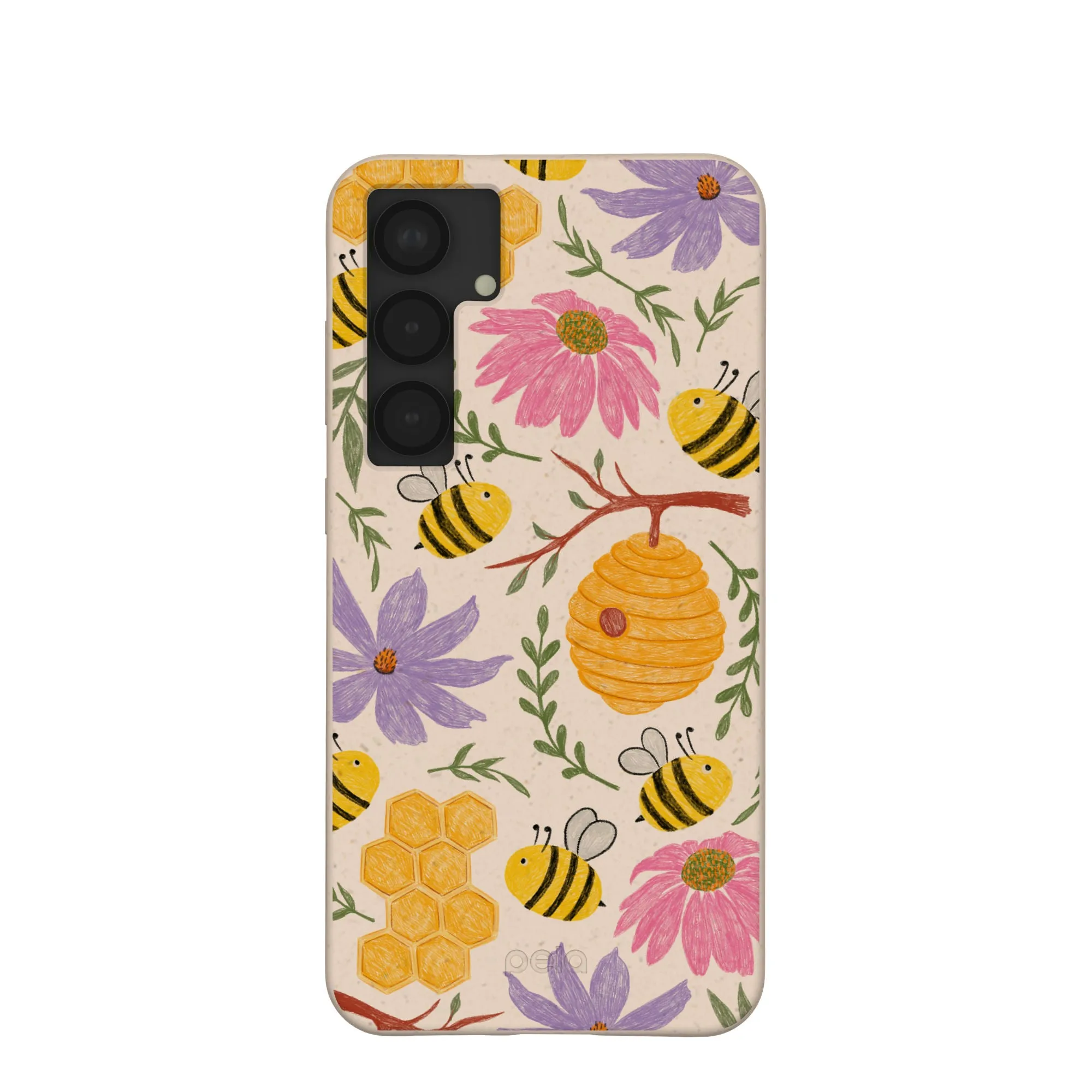 Seashell Bee Life Samsung Galaxy S25 (Plus) Case Comfort Texture Finish Durable Surface Design