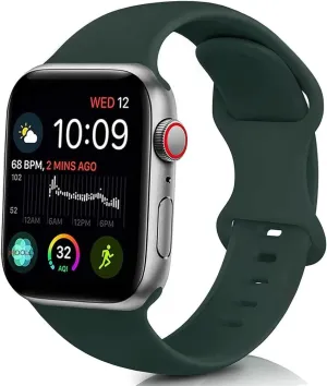 Apple Watch Silicone Strap Classic (Olive Green) Luxury Modern Style Premium Feel