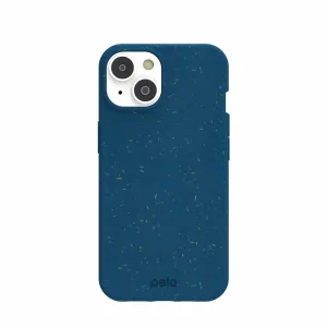 Luxury Coating Shock Surface Layer Stormy Blue iPhone 14/16e Case