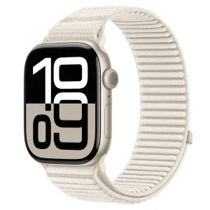 Strap-it Apple Watch Wave Nylon Strap (Starlight) Elegant Style Sports Style