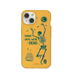 Honey Dancing Skeleton iPhone 14/16e Case Protective barrier Trendy Design