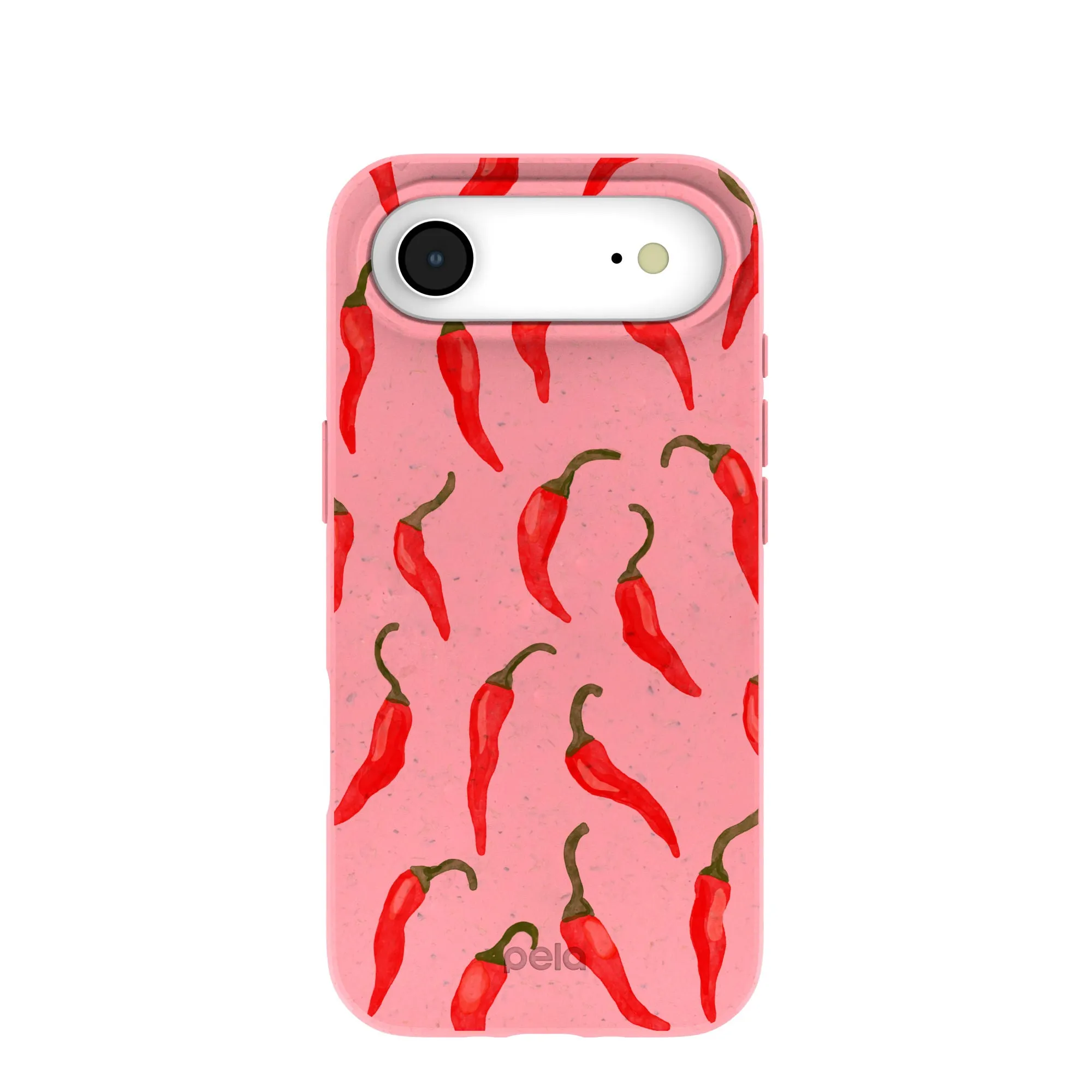 Bubblegum Pink Heatwave iPhone Air Case Light Finish Flexible frame