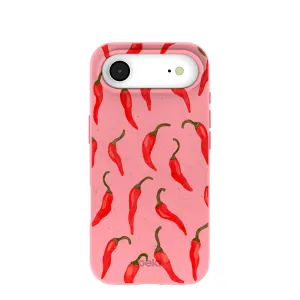 Bubblegum Pink Heatwave iPhone Air Case Light Finish Flexible frame