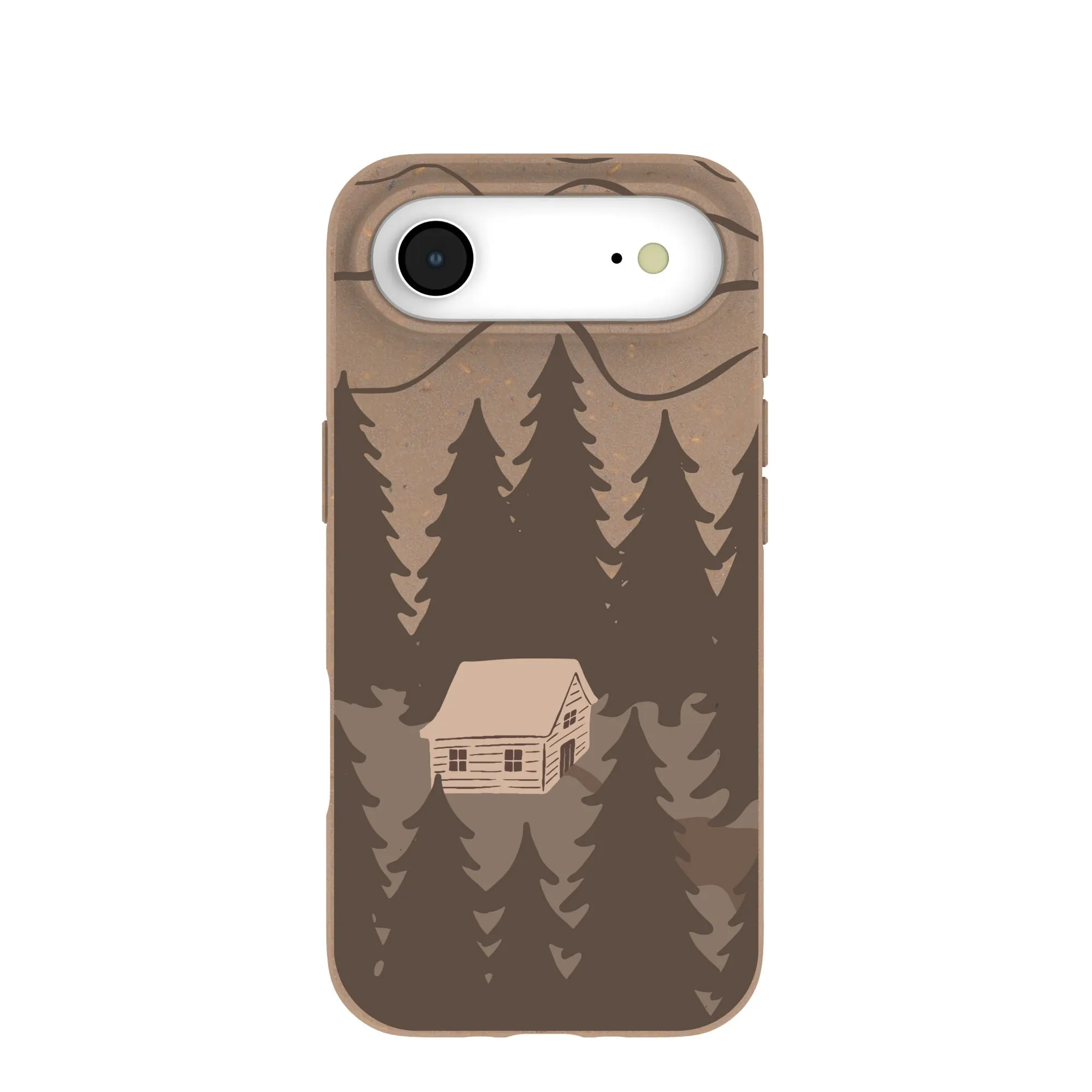 Strong Surface Chocolate Brown Hidden Cabin iPhone Air Case