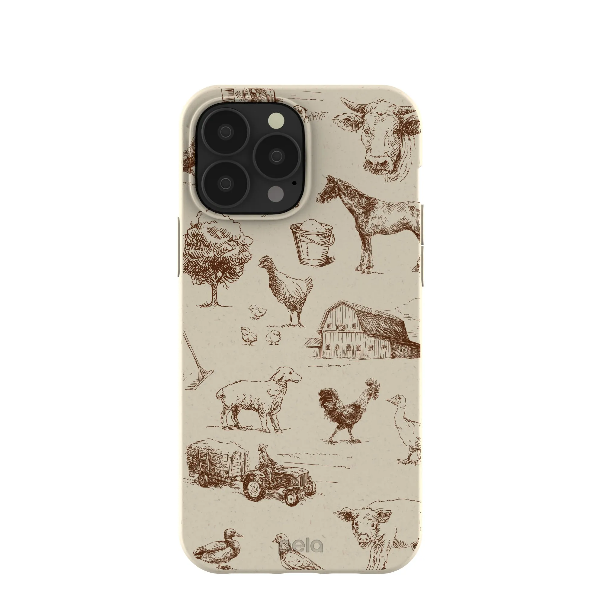 London Fog Barn and Field iPhone 13 Pro Max Case Stylish Shape