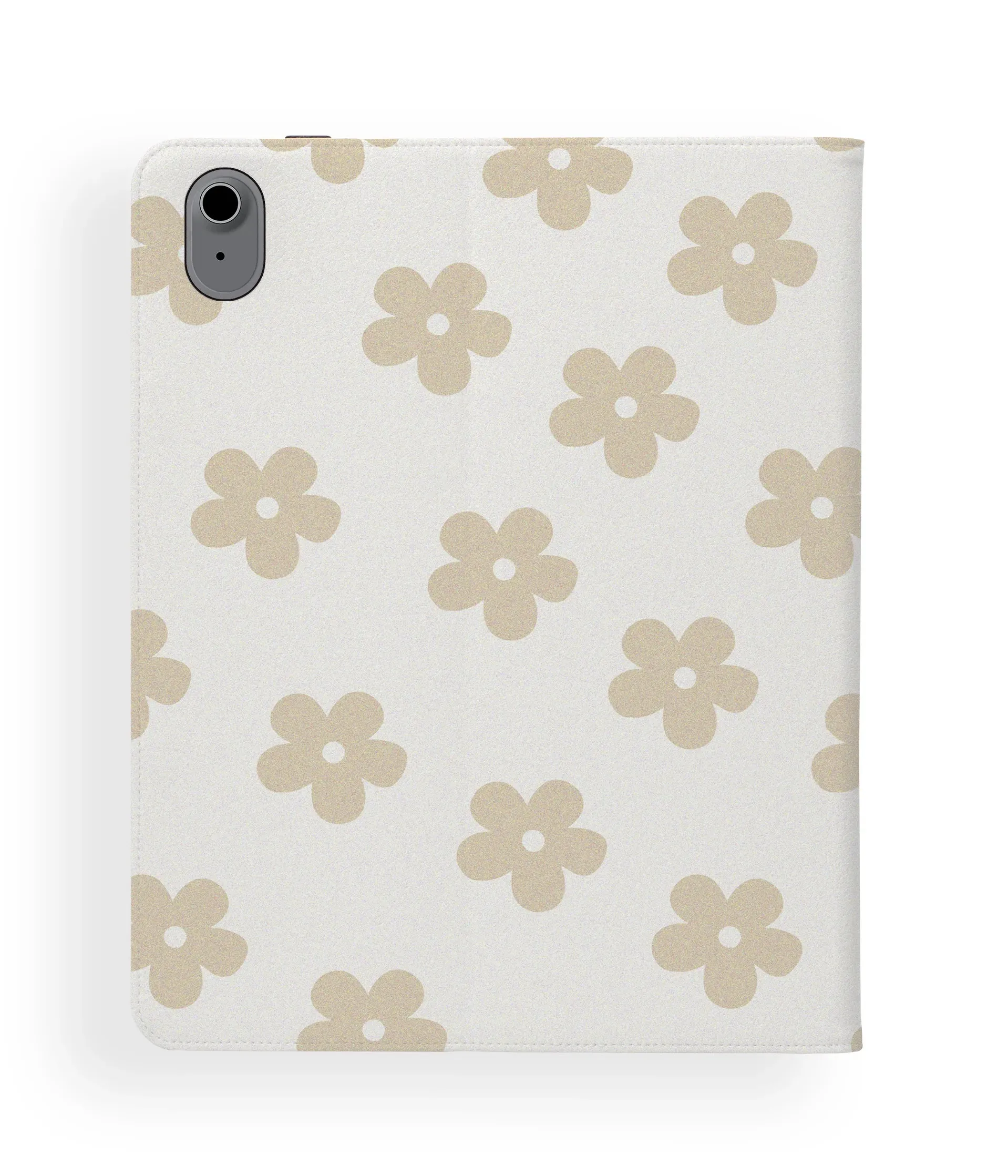 Drop Resistant everyday use tablet cover Woodstock beige iPad Folio