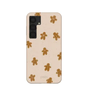 Seashell Gingerbread delight Samsung Galaxy S25 Case Flexible Pattern Layer