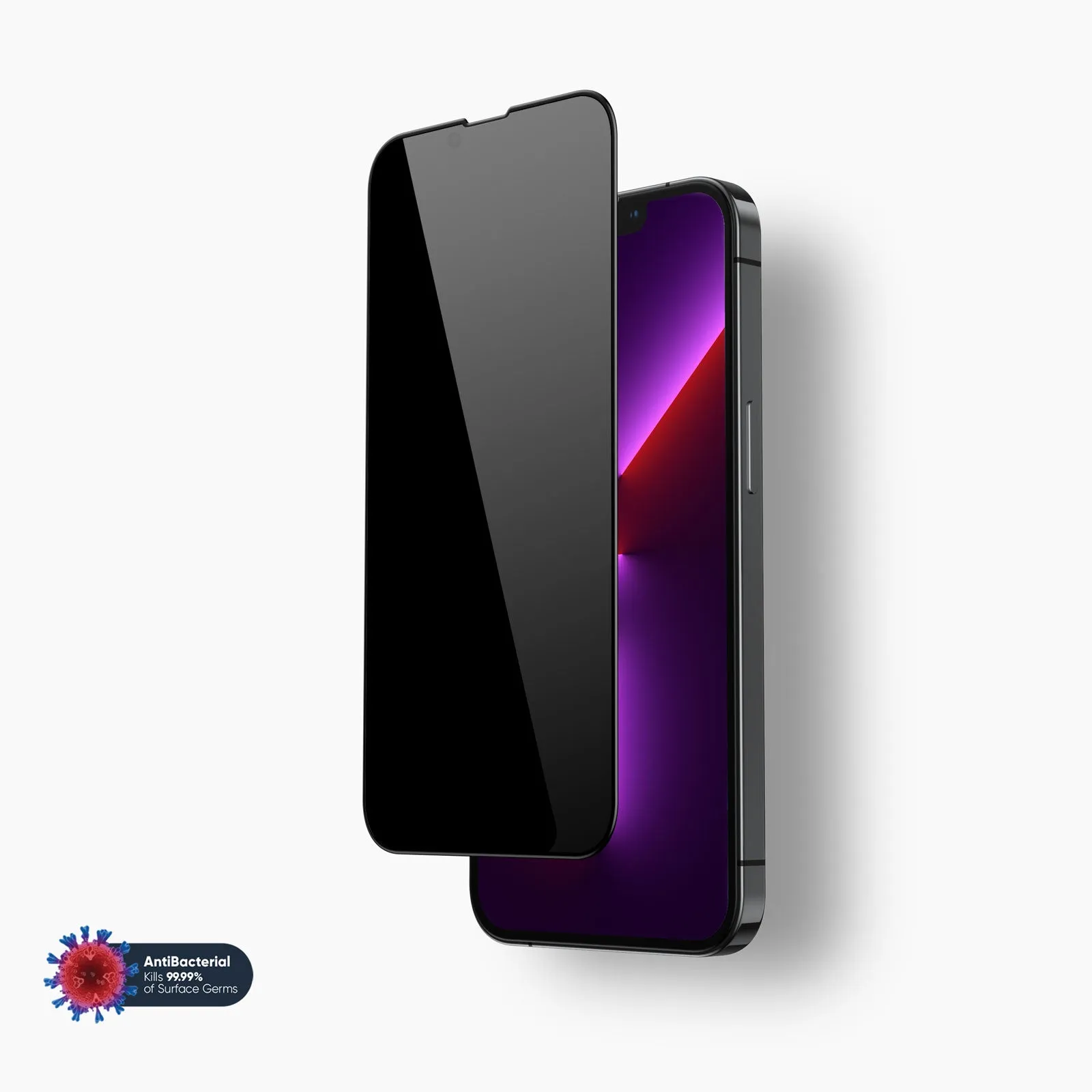 Screen Guard Max Ultra Elite NanoArmour for iPhone 13 Pro Privacy Screen Protector Antimicrobial Edge-to-Edge