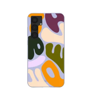 Protective Layering Lavender Alphabet Soup Samsung Galaxy S25 (Plus) Case