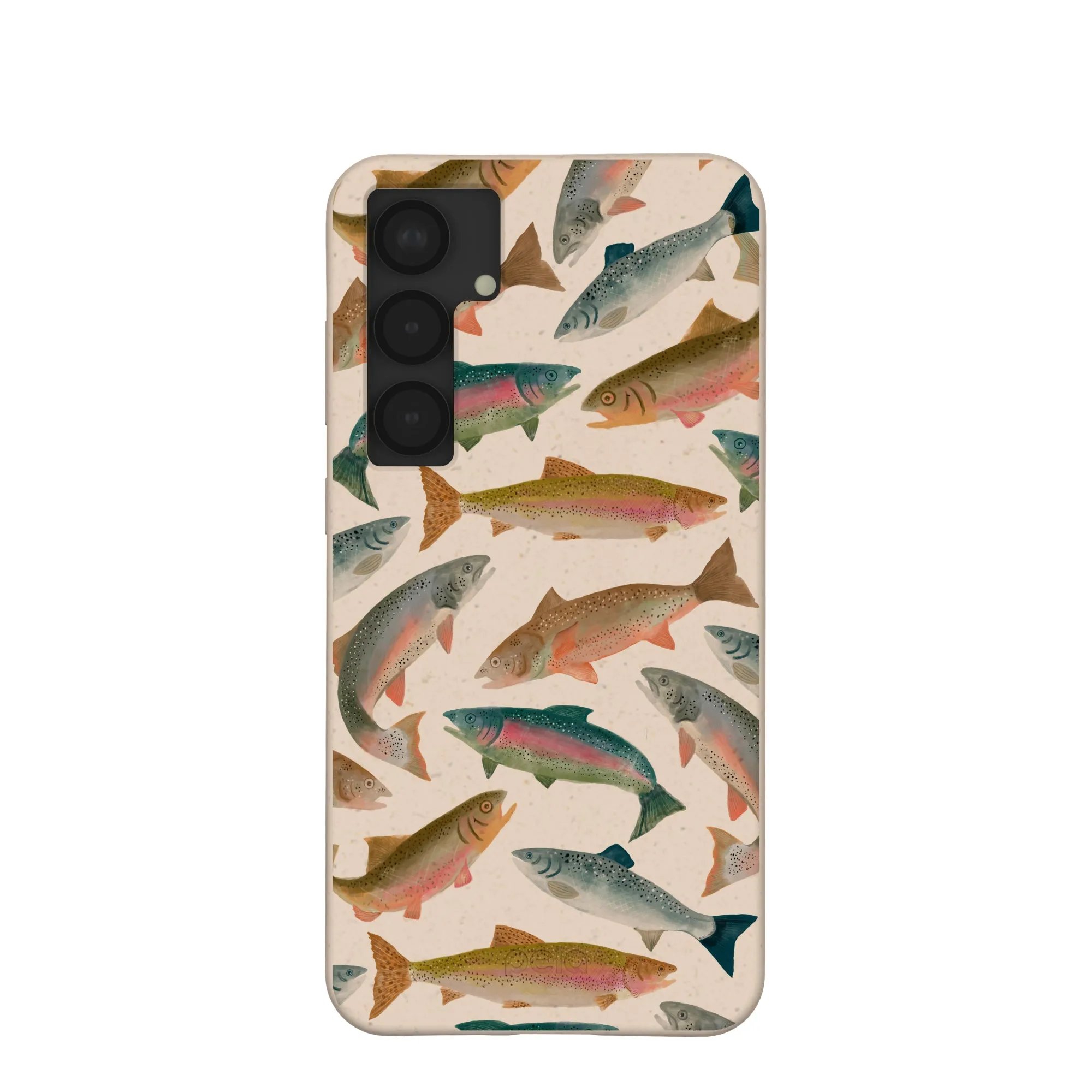 Soft Feelings Seashell Rainbow Trout Samsung Galaxy S25 (Plus) Case