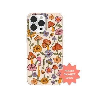 Frosted surface Seashell Shrooms and Blooms iPhone 13 Pro Max Case