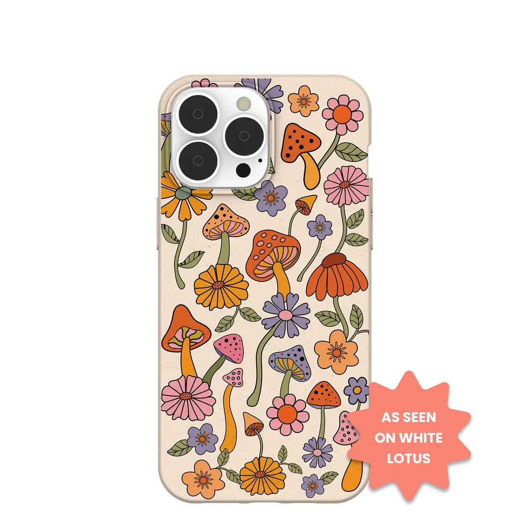 Frosted surface Seashell Shrooms and Blooms iPhone 13 Pro Max Case