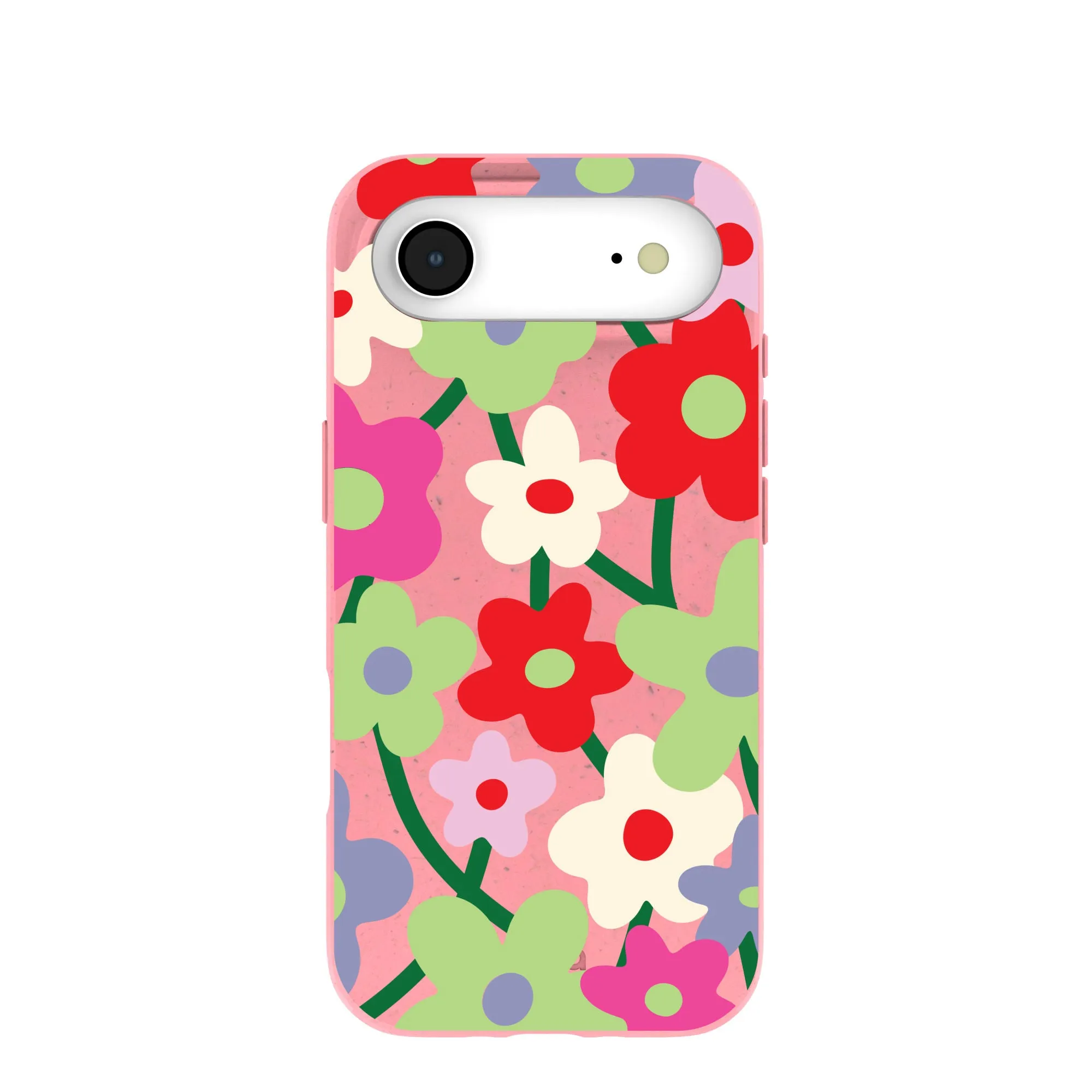 Bubblegum Pink Poppy Flora iPhone Air Case Luxury Edge Texture Luxury Surface Layer