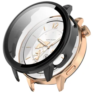 TPU Shielding Guard Rugged Back OnePlus Watch 3 - 43mm Hard Case with Glass (Black)