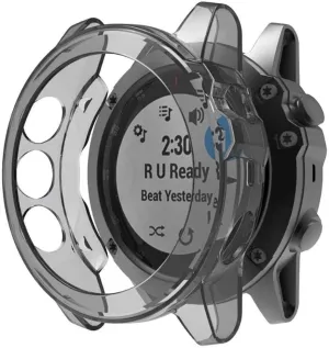Daily Shield Impact shield Garmin Fenix 5x TPU Case (Transparent Black)