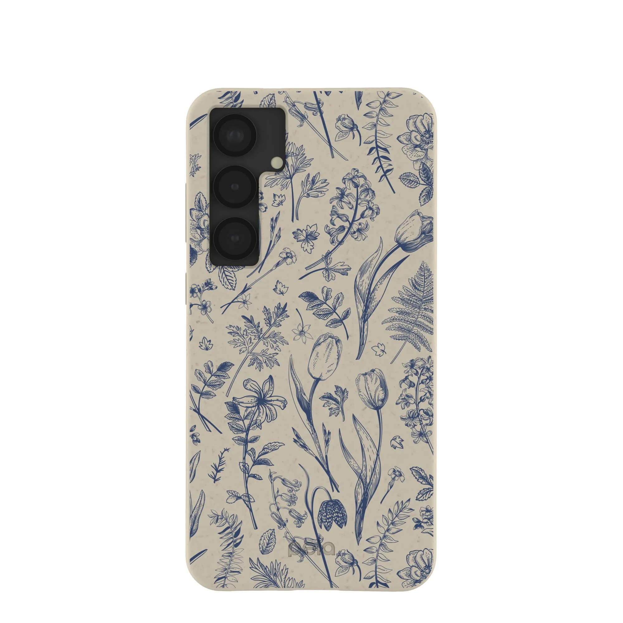 Matte Edge Lightweight Grip London Fog Indigo Bouquet Samsung Galaxy S25 (Plus) Case