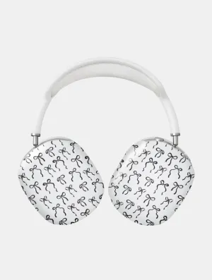 Micro Bows AirPods Max Case in Gloss anti scratch airpods shell lightweight ergonomic silicone travel shell