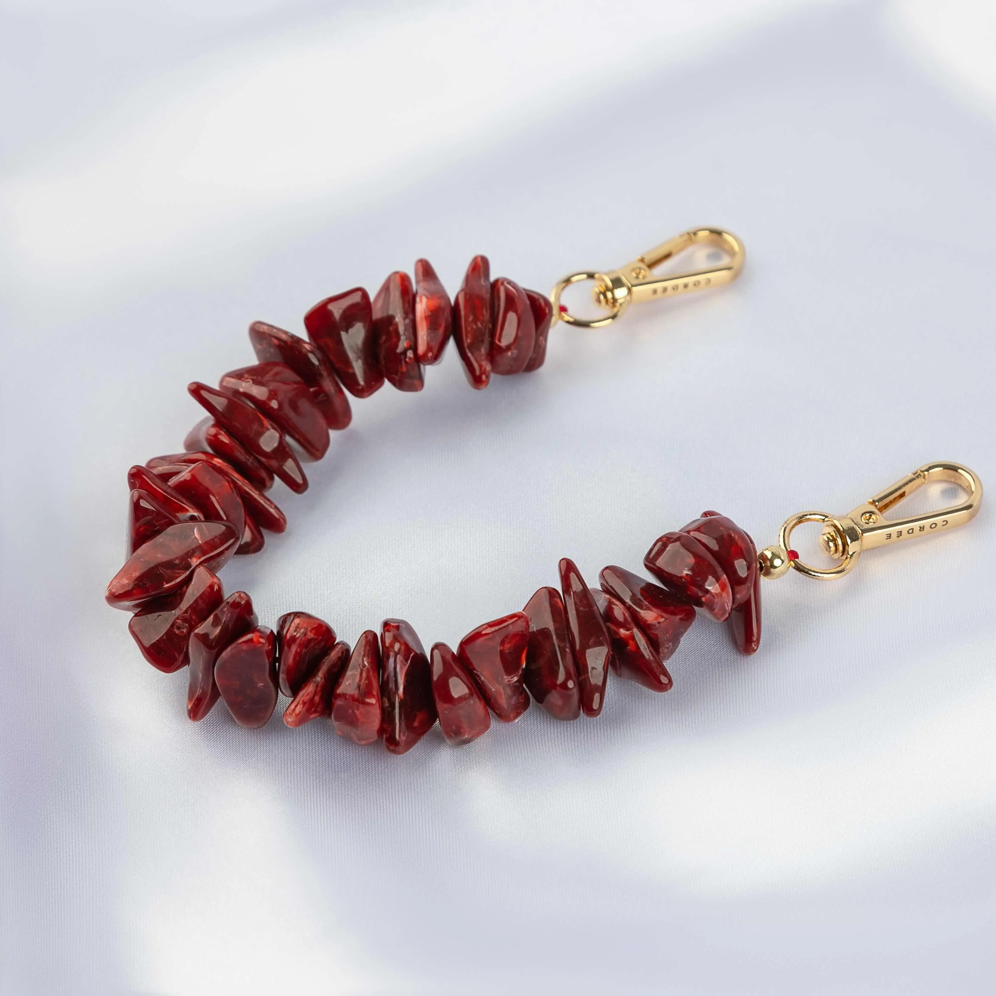 Red Coral Phone Wristlet Quick Release Loop Lightweight