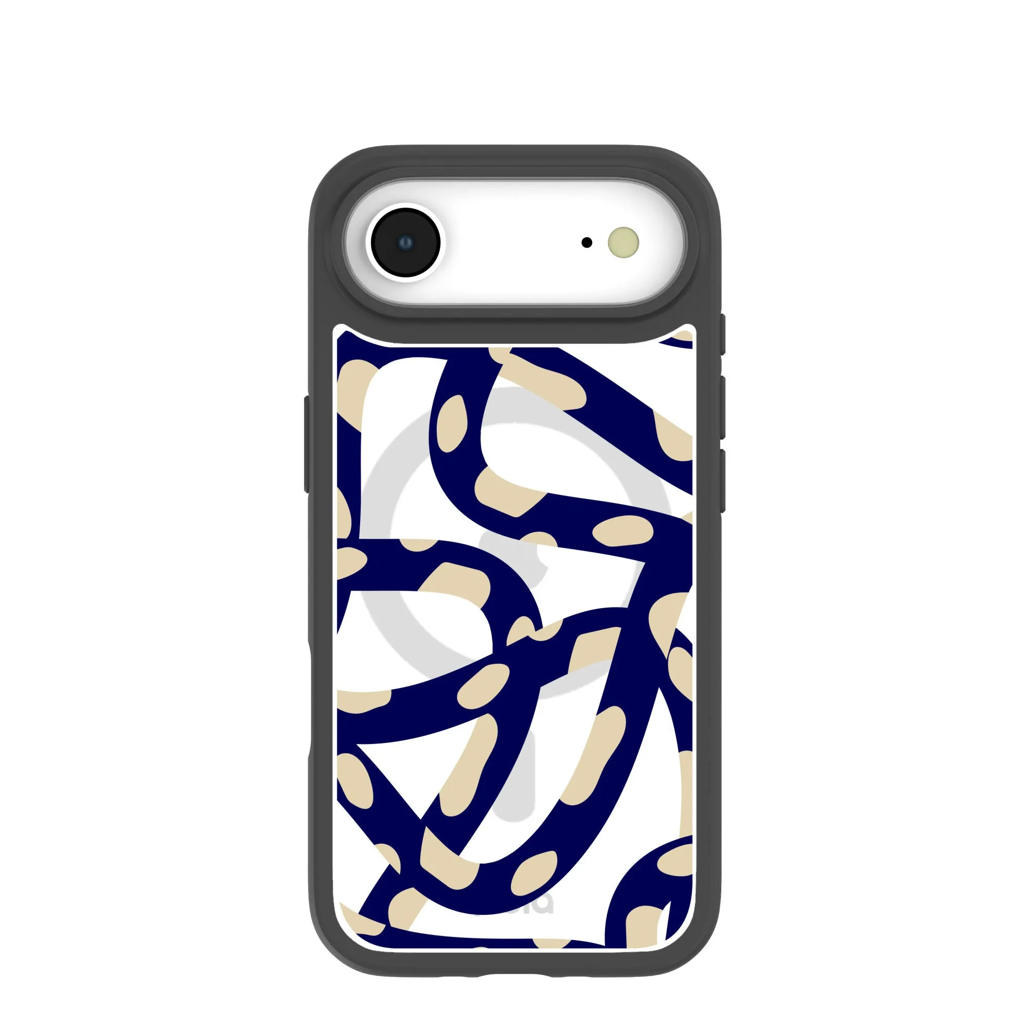 Clear Noodles iPhone Air Case With Noir Ridge (MagSafe included) Rugged Design Style