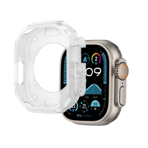 Full Armor Layer Protective Skin Shell Bandz Apple Watch Ultra - 49mm Rugged TPU Case (Transparent)