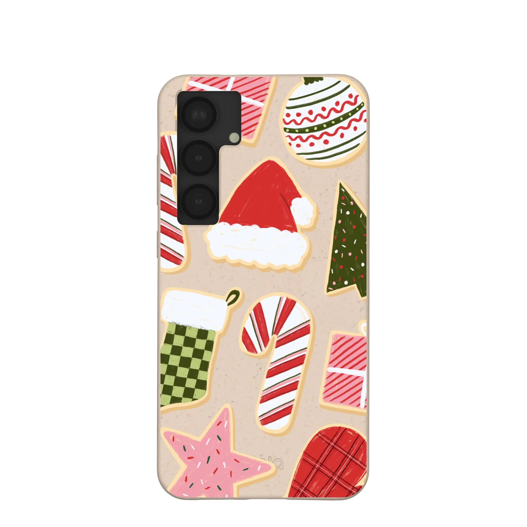 Futuristic style Shock shield Seashell Festive Cookies Samsung Galaxy S25 (Plus) Case