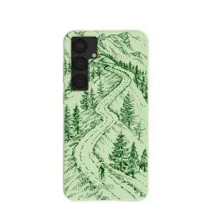 premium design Sage Green Into the Mountains Samsung Galaxy S25 (Plus) Case