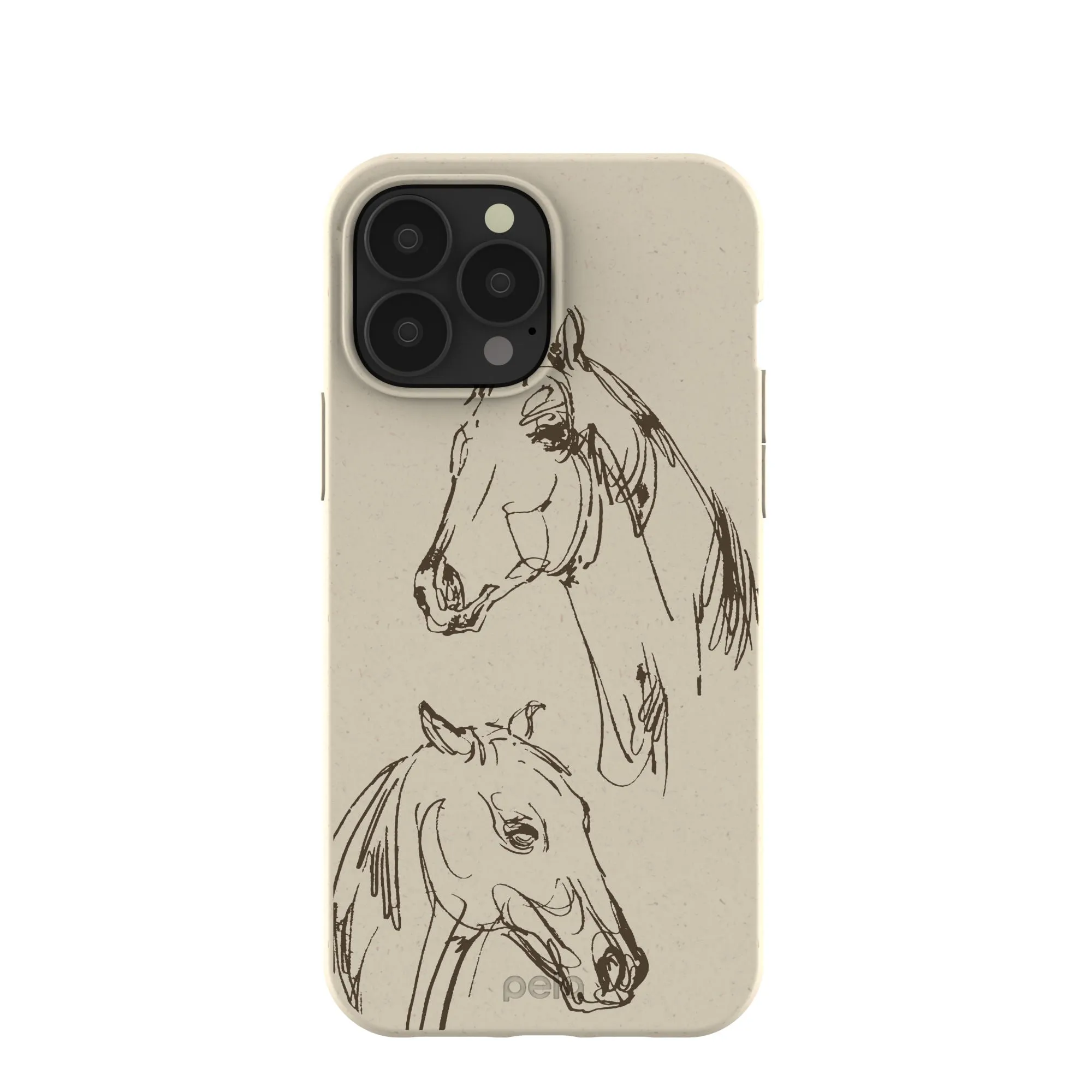 Smooth Texture Pattern London Fog Equine iPhone 13 Pro Max Case