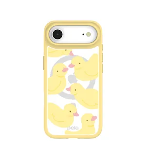 Clear Ducks iPhone Air Case With Sunbeam Ridge (MagSafe included) Travel Essential Soft Design