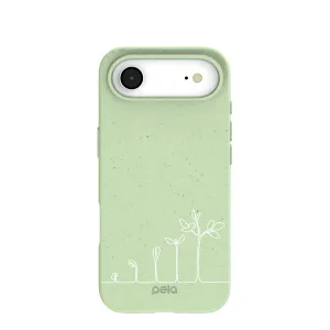 Soft touch finish Sage Green Grow and Flourish iPhone Air Case