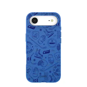 Modern Grip Slim Edge Electric Blue Hockey Postage iPhone Air Case
