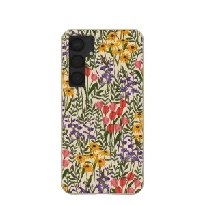 Protective Layer Compact Grip Seashell Flower Field Samsung Galaxy S25 (Plus) Case