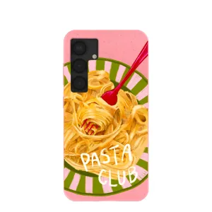 Bubblegum Pink Pasta Club Samsung Galaxy S25 Case Modern Touch Modern Texture Build