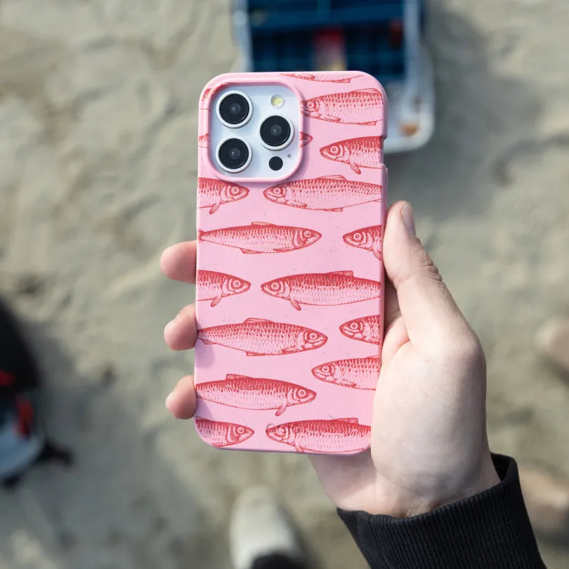 Bubblegum Pink Sardine Stream iPhone Air Case Daily Durability