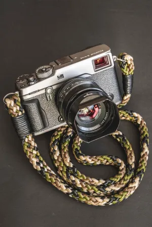 Flat Camo Acrylic Camera Strap Neon color Protective Accessory