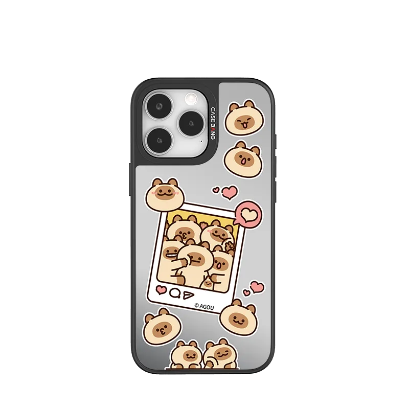 Metal Texture Durable Pattern Texture Check in Doggy Cat Unijoy