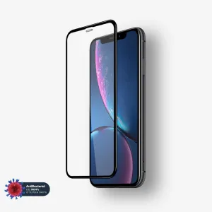 NanoArmour Best Screen Protector for iPhone XR Antimicrobial Edge-to-Edge Scratch Shield