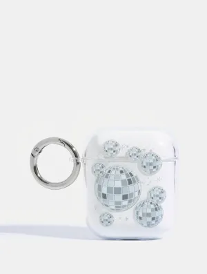 Lightweight Rubber Case Tech Gadget Protector Disco Ball AirPods Case