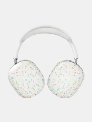 Wildflower Posie AirPods Max Case in Gloss minimalist ergonomic travel silicone shell