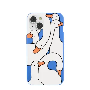Everyday Accessory Durable Surface Design Electric Blue Silly Goose iPhone 14/16e Case