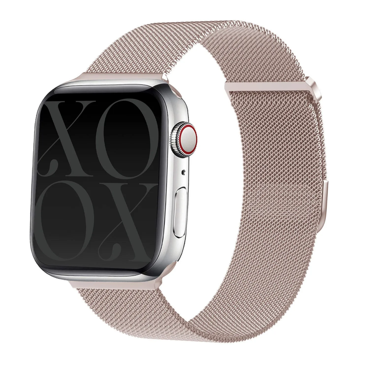Gym Ready Flexible Option xoxo Wildhearts Apple Watch Milanese-Strap (Rose Gold)